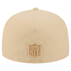 Cleveland Browns New Era Color Pack A-Frame 59FIFTY Fitted Hat Light Beige - NFL