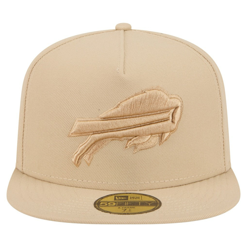 Buffalo Bills New Era Color Pack A-Frame 59FIFTY Fitted Hat Light Beige - NFL