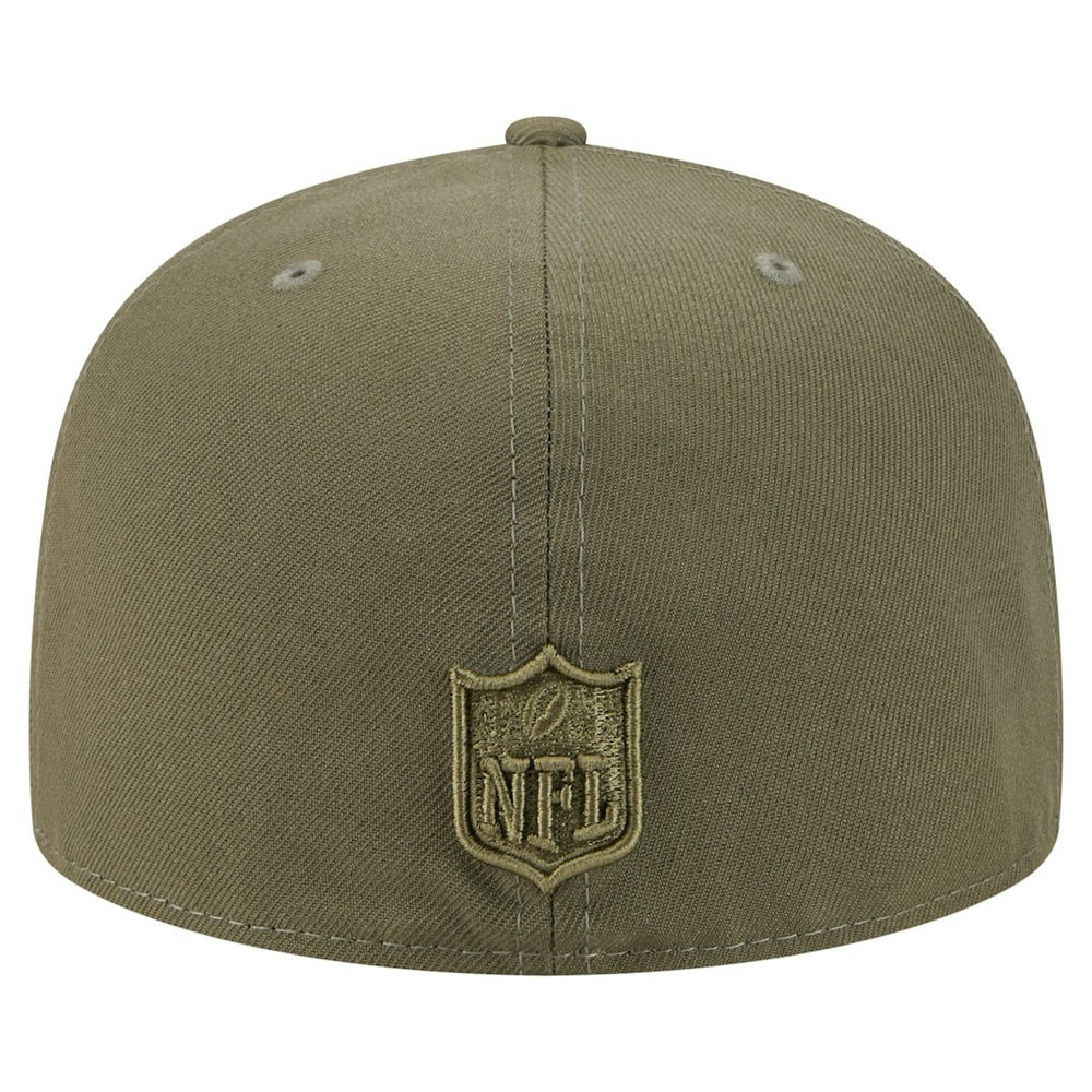 Miami Dolphins New Era Color Pack A-Frame 59FIFTY Fitted Hat Olive - NFL