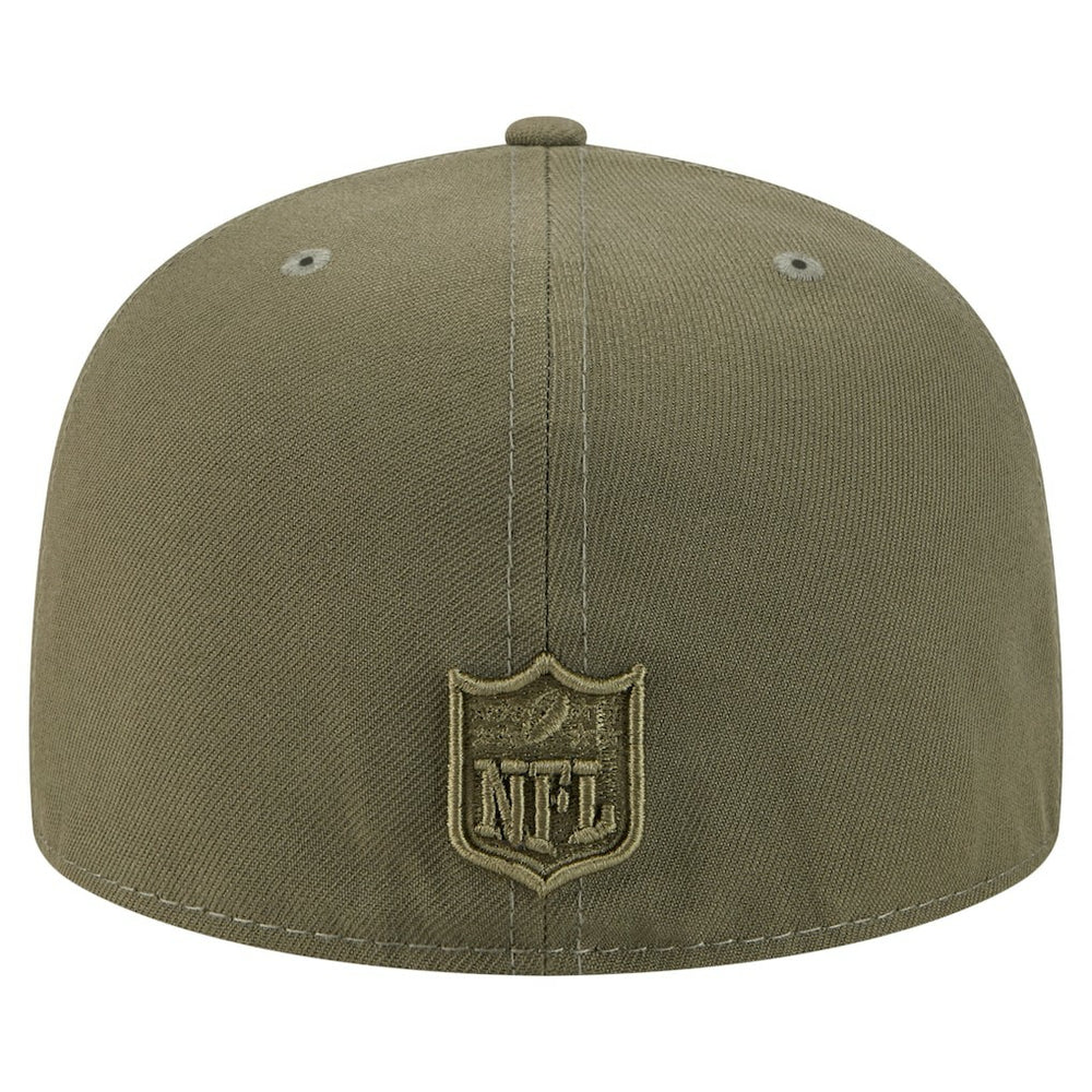 Pittsburgh Steelers New Era Color Pack A-Frame 59FIFTY Fitted Hat Olive - NFL