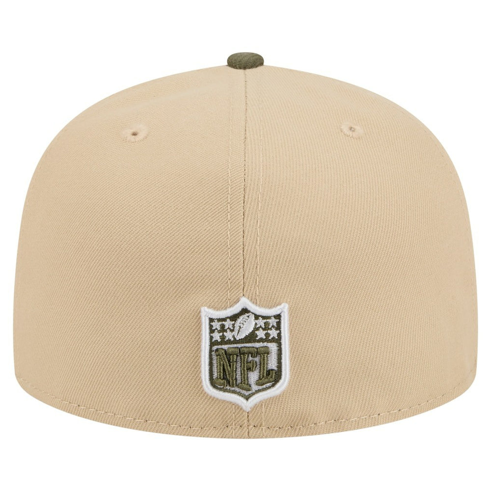 Washington Commanders New Era Color Pack A-Frame 59FIFTY Fitted Hat Beige/Olive - NFL