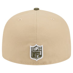 Washington Commanders New Era Color Pack A-Frame 59FIFTY Fitted Hat Beige/Olive - NFL