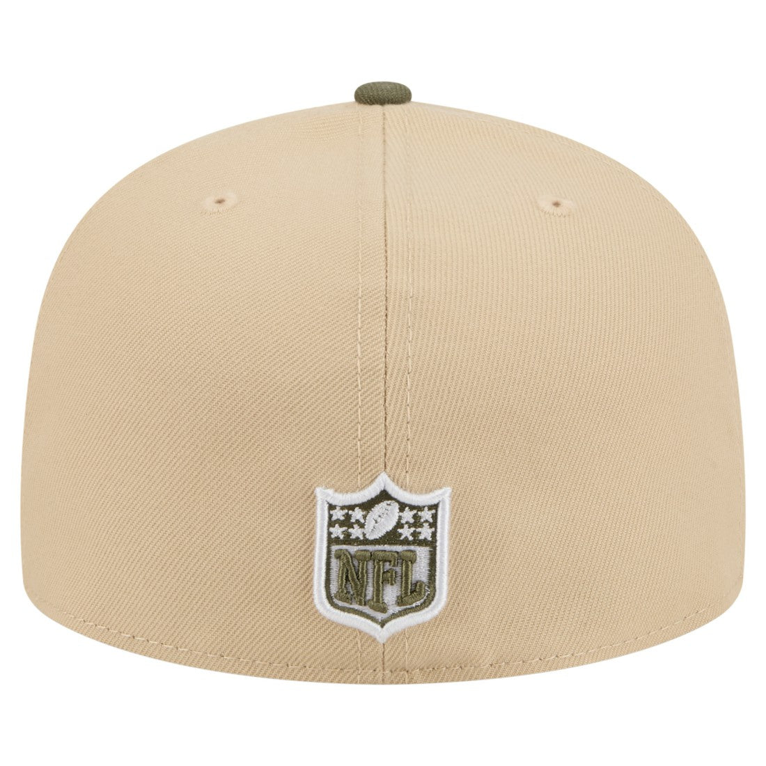 New York Jets New Era Color Pack A-Frame 59FIFTY Fitted Hat Light Beige/Olive - NFL