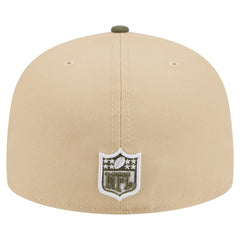 New York Jets New Era Color Pack A-Frame 59FIFTY Fitted Hat Light Beige/Olive - NFL