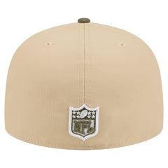 Kansas City Chiefs New Era Color Pack A-Frame 59FIFTY Fitted Hat Light Beige/Olive - NFL