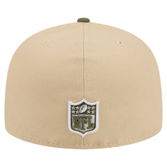 Cleveland Browns New Era Color Pack A-Frame 59FIFTY Fitted Hat Beige/Olive - NFL