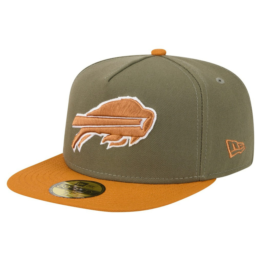 Buffalo Bills New Era Color Pack A-Frame 59FIFTY Fitted Hat Olive/Brown - NFL