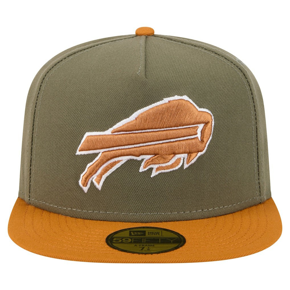 Buffalo Bills New Era Color Pack A-Frame 59FIFTY Fitted Hat Olive/Brown - NFL