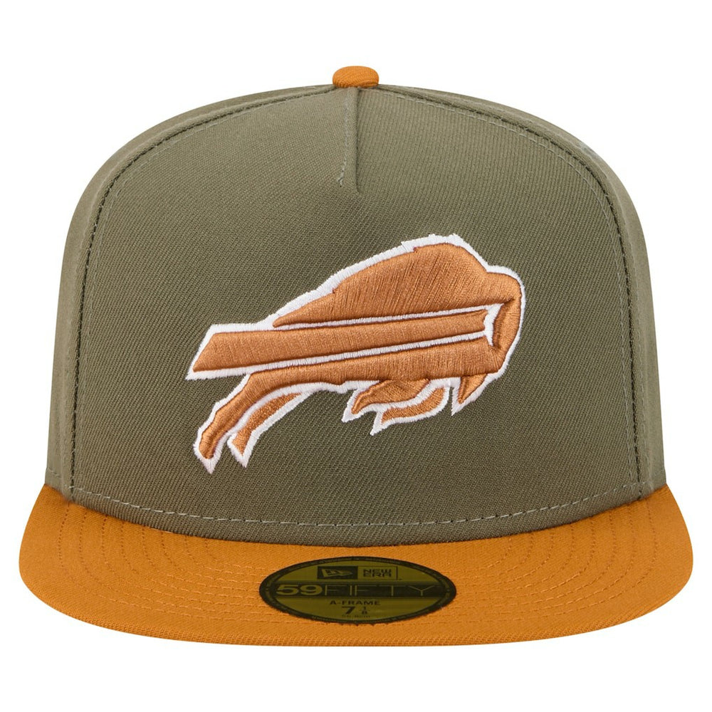 Buffalo Bills New Era Color Pack A-Frame 59FIFTY Fitted Hat Olive/Brown - NFL