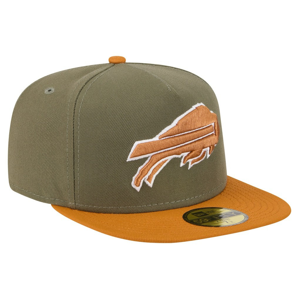 Buffalo Bills New Era Color Pack A-Frame 59FIFTY Fitted Hat Olive/Brown - NFL