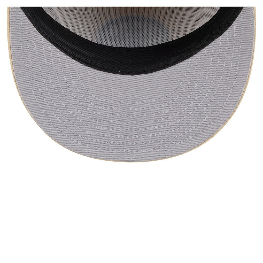 Pittsburgh Steelers New Era Two-Tone Color Pack Split Panel 59FIFTY Fitted Hat Light Beige/Olive - NFL