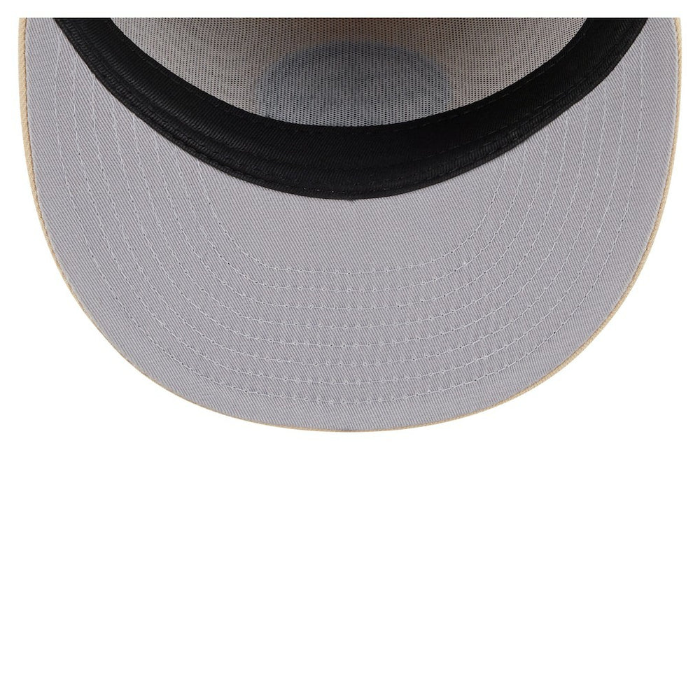 Pittsburgh Steelers New Era Two-Tone Color Pack Split Panel 59FIFTY Fitted Hat Light Beige/Olive - NFL