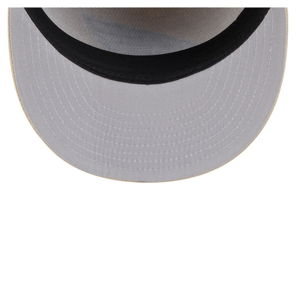 Philadelphia Eagles New Era Two-Tone Color Pack Split Panel 59FIFTY Fitted Hat Light Beige/Olive - NFL