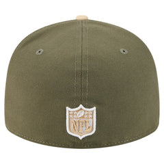 Buffalo Bills New Era Two-Tone Color Pack Split Panel 59FIFTY Fitted Hat Light Beige/Olive - NFL