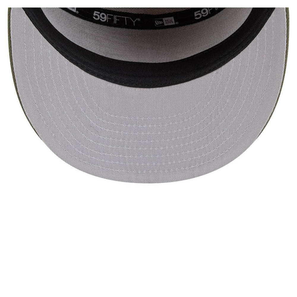 Philadelphia Eagles New Era Two-Tone Color Pack Split Panel 59FIFTY Fitted Hat Olive/Brown - NFL