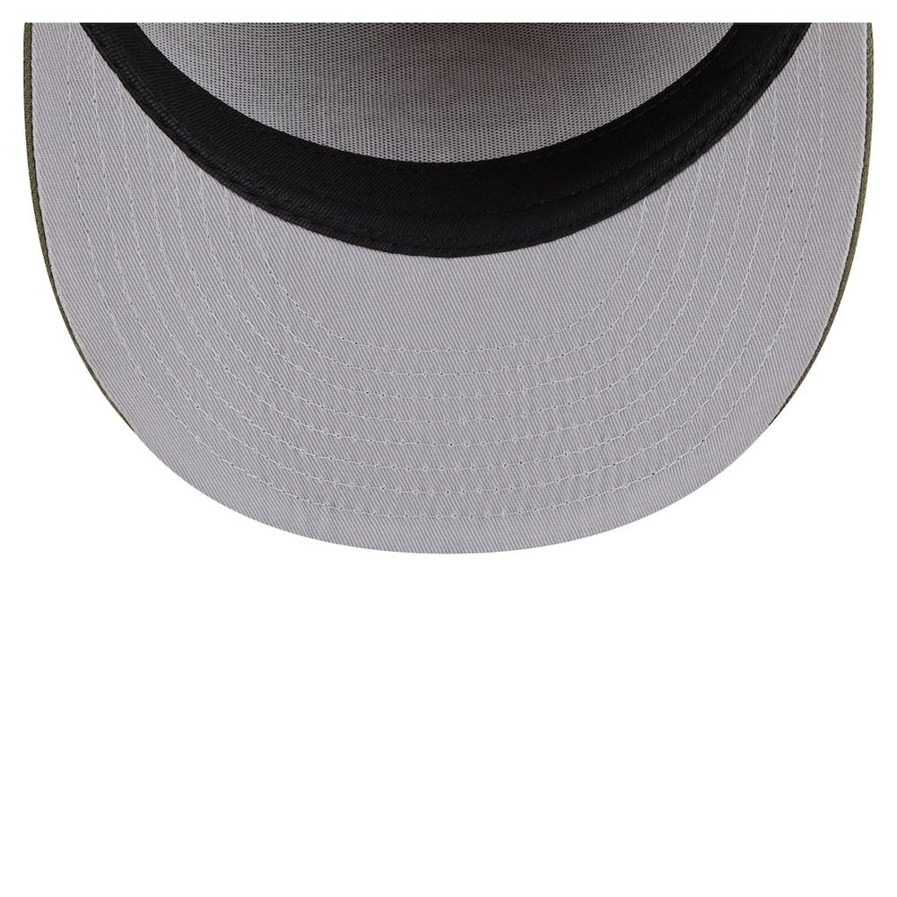 Pittsburgh Steelers New Era Two-Tone Color Pack Split Panel 59FIFTY Fitted Hat Olive/Brown - NFL