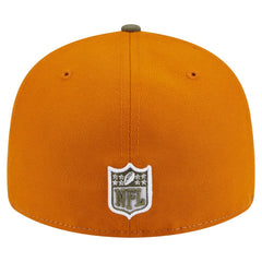 San Francisco 49ers New Era Two-Tone Color Pack Split Panel 59FIFTY Fitted Hat Olive/Brown - NFL