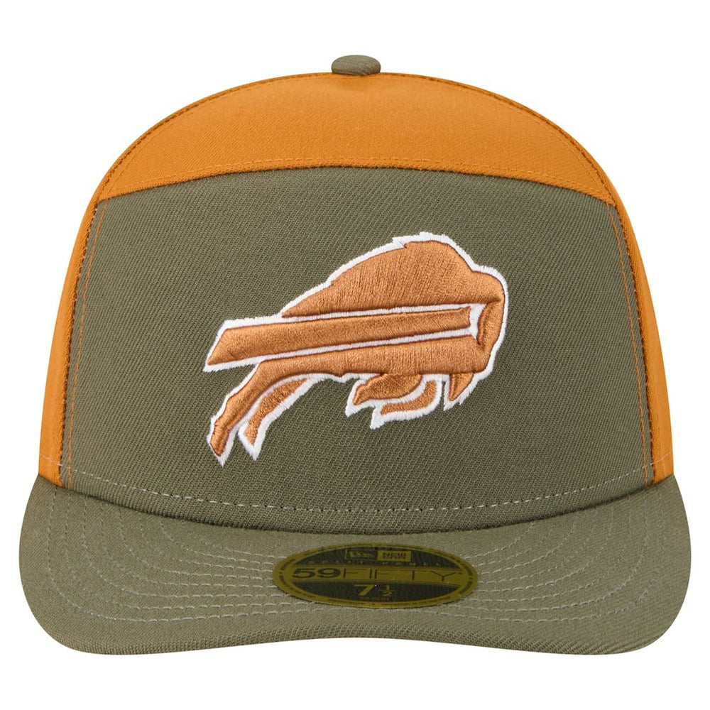 Buffalo Bills New Era Two-Tone Color Pack Split Panel 59FIFTY Fitted Hat Olive/Brown - NFL