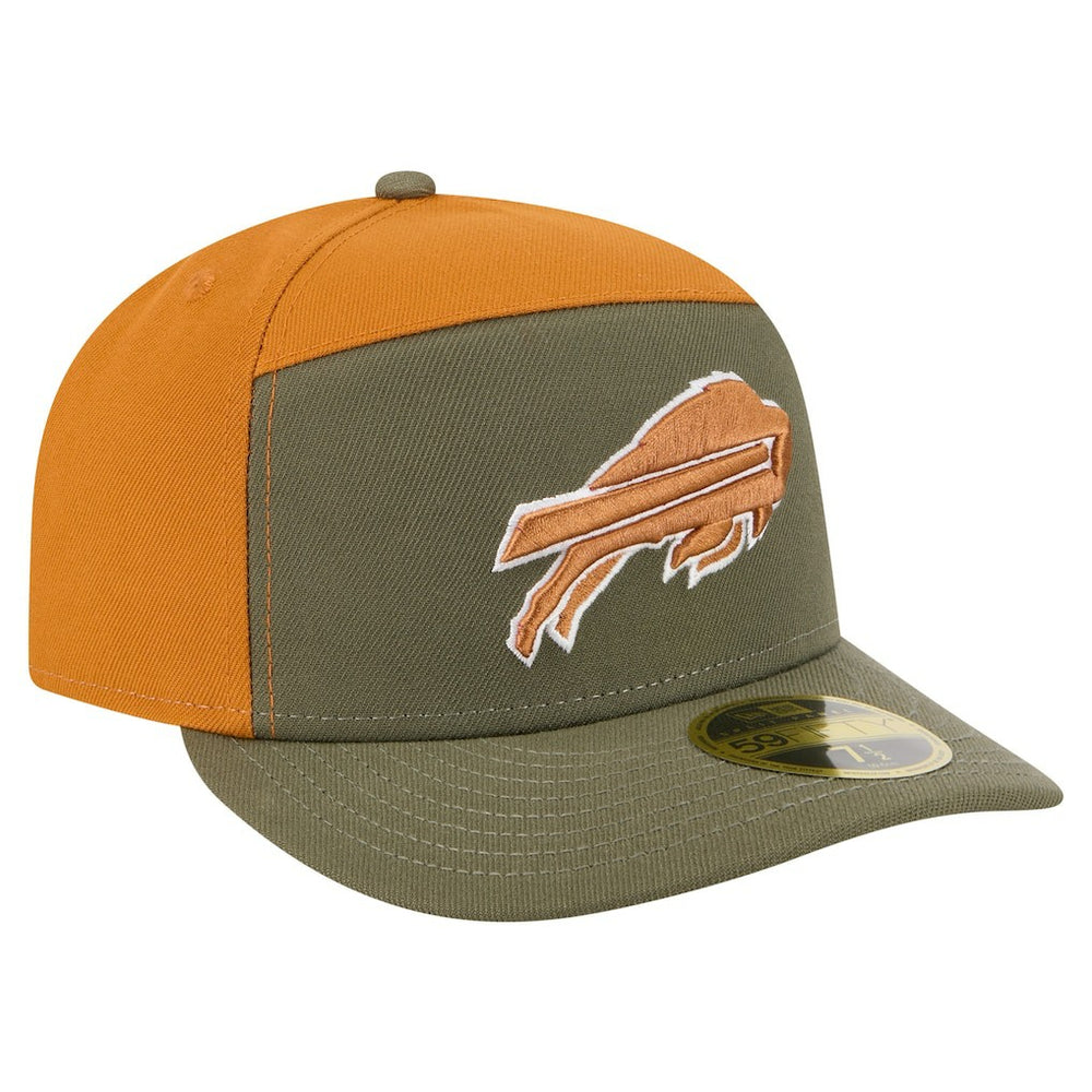 Buffalo Bills New Era Two-Tone Color Pack Split Panel 59FIFTY Fitted Hat Olive/Brown - NFL