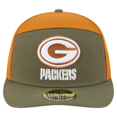 Green Bay Packers New Era Two-Tone Color Pack Split Panel 59FIFTY Fitted Hat Olive/Brown - NFL
