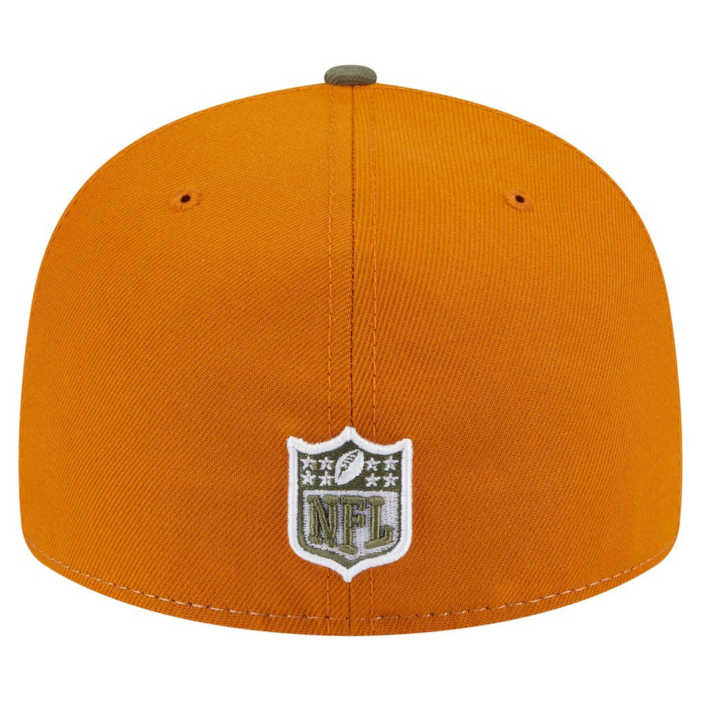 Detroit Lions New Era Two-Tone Color Pack Split Panel 59FIFTY Fitted Hat Olive/Brown - NFL