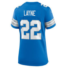 Bobby Layne Detroit Lions Women's Retired Player Game Jersey Blue - Nike