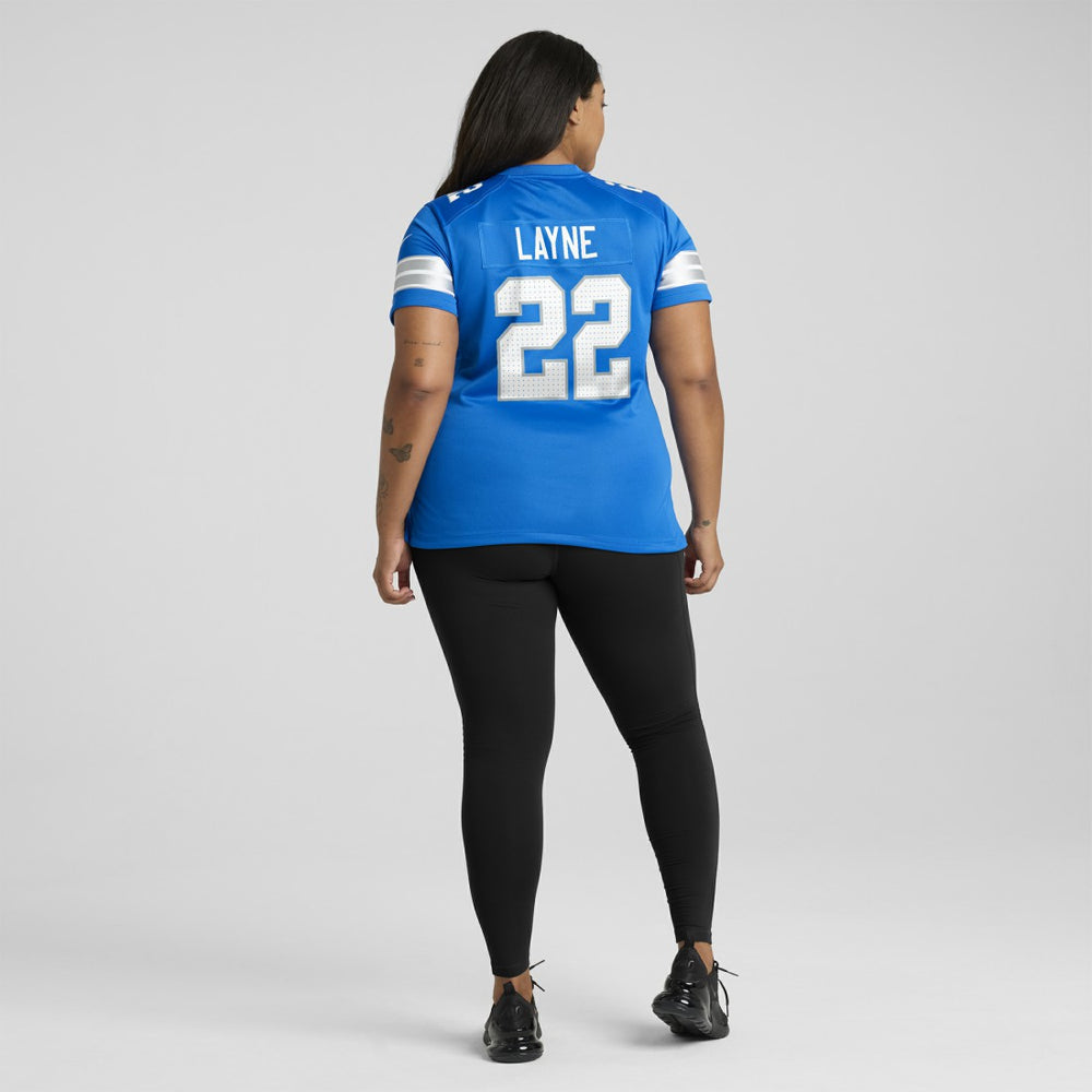 Bobby Layne Detroit Lions Women's Retired Player Game Jersey Blue - Nike