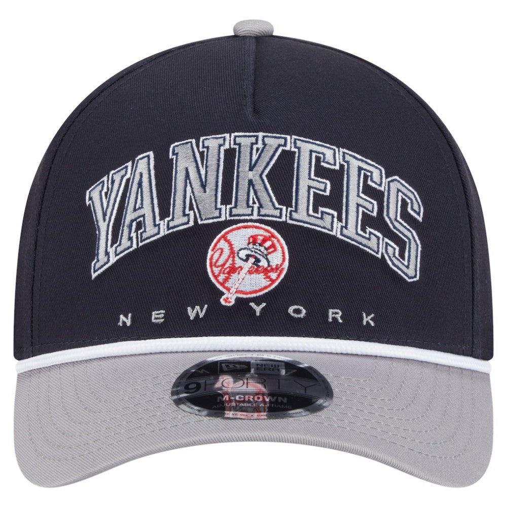 New York Yankees New Era Arch 9FORTY A-Frame M-Crown Adjustable Hat discount