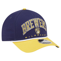 Milwaukee Brewers New Era Arch 9FORTY A-Frame M-Crown Adjustable Hat On Sale