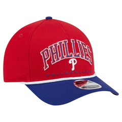 Philadelphia Phillies New Era Arch 9FORTY A-Frame M-Crown Adjustable Hat Lifestyle