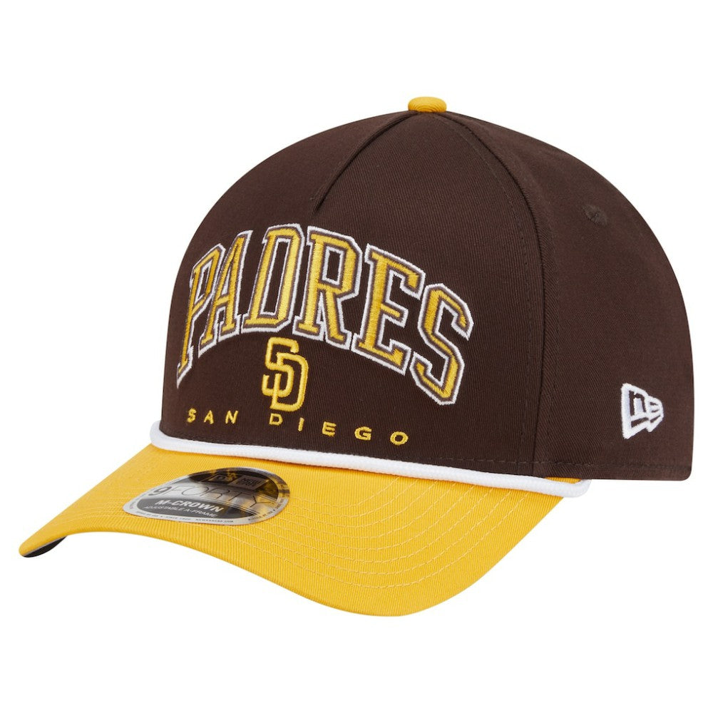 San Diego Padres New Era Arch 9FORTY A-Frame M-Crown Adjustable Hat Online