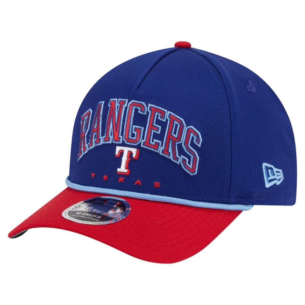Texas Rangers New Era Arch 9FORTY A-Frame M-Crown Adjustable Hat for sale