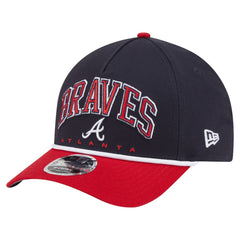 Atlanta Braves New Era Arch 9FORTY A-Frame M-Crown Adjustable Hat Clearance