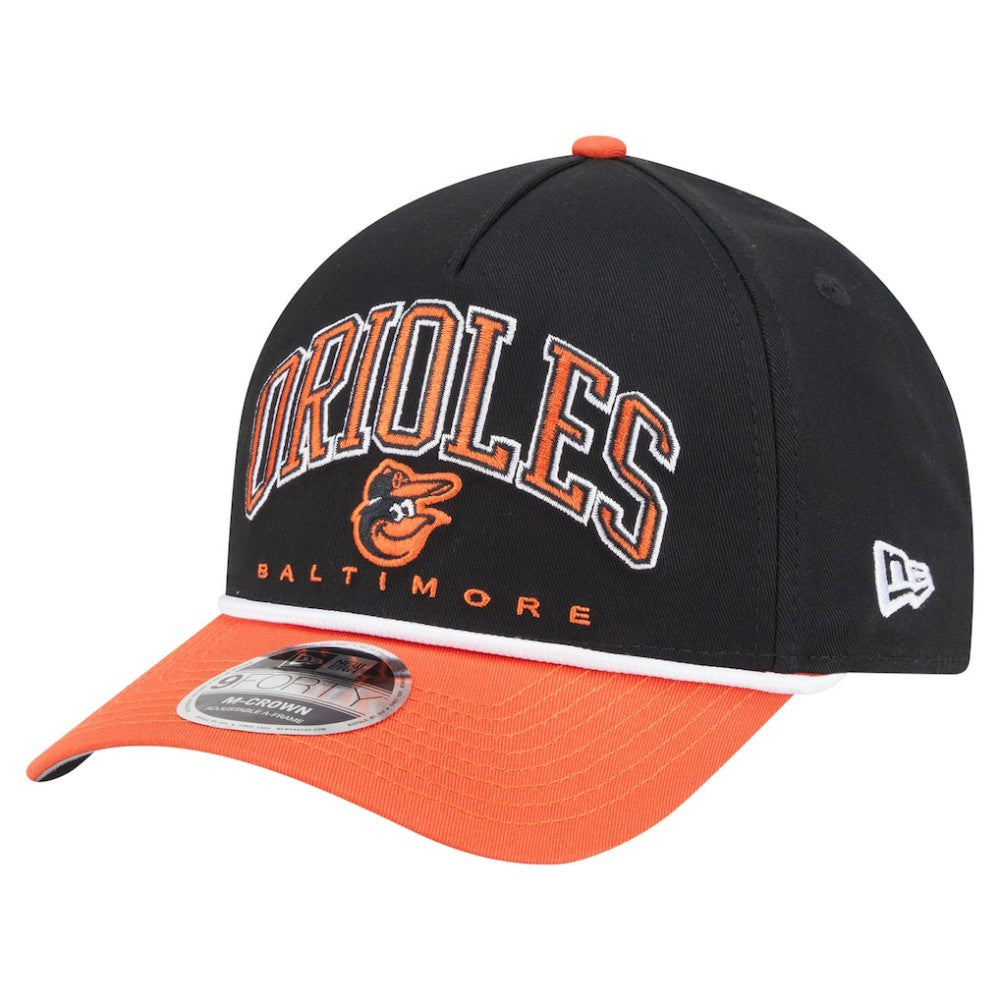 Baltimore Orioles New Era Arch 9FORTY A-Frame M-Crown Adjustable Hat Lifestyle