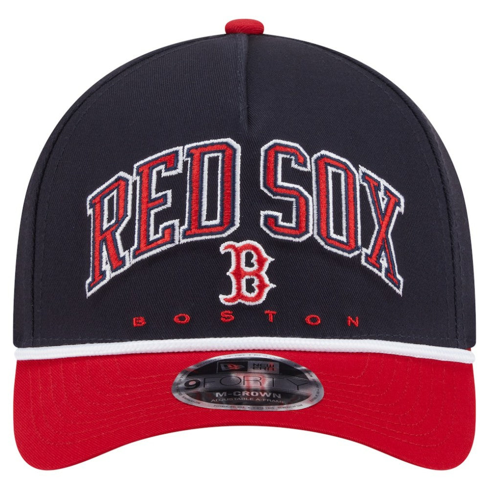 Boston Red Sox New Era Arch 9FORTY A-Frame M-Crown Adjustable Hat Online