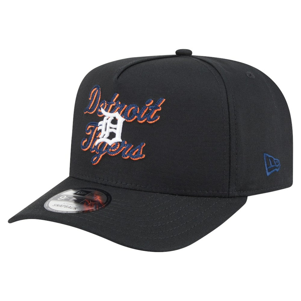 Detroit Tigers New Era Chainstitch 9FIFTY A-Frame Snapback Hat Lifestyle