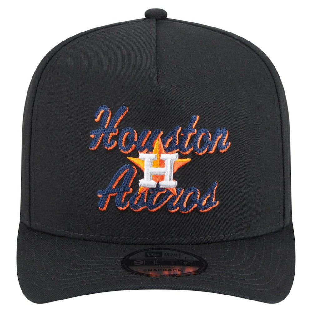 Houston Astros New Era Chainstitch 9FIFTY A-Frame Snapback Hat Online