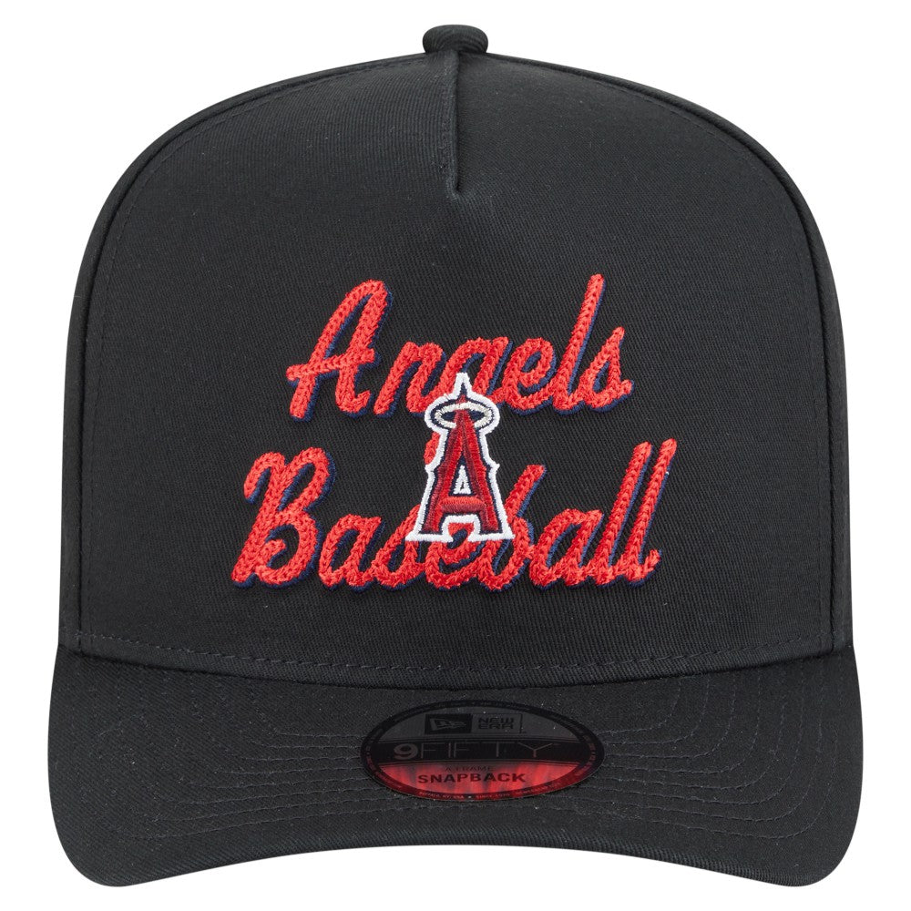 Los Angeles Angels New Era Chainstitch 9FIFTY A-Frame Snapback Hat Sale