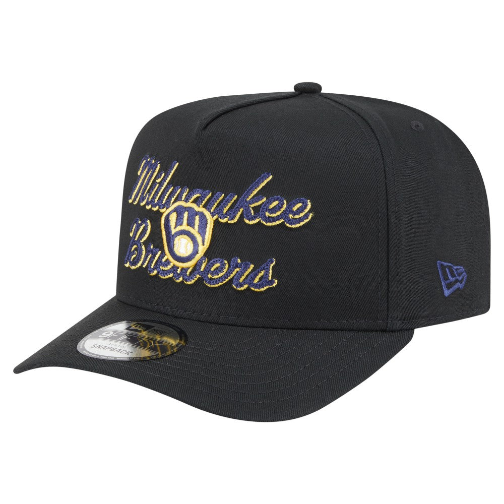 Milwaukee Brewers New Era Chainstitch 9FIFTY A-Frame Snapback Hat Near Me