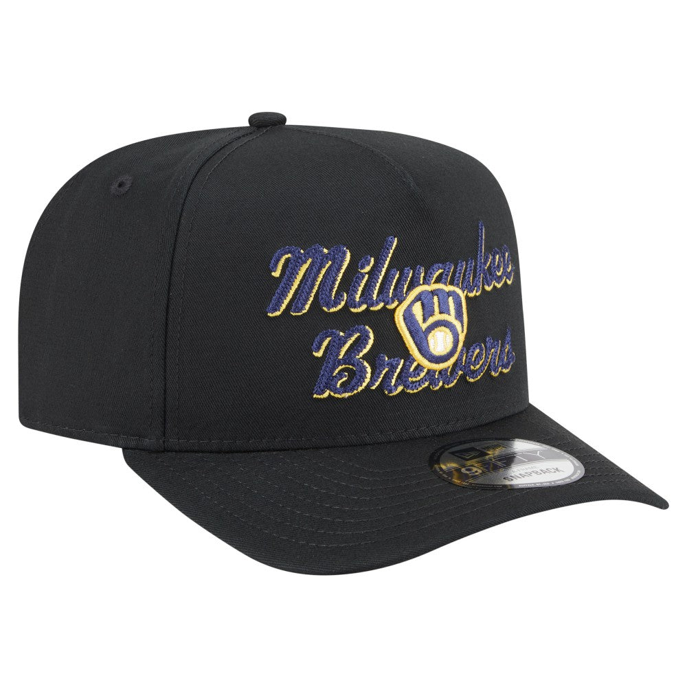 Milwaukee Brewers New Era Chainstitch 9FIFTY A-Frame Snapback Hat Near Me