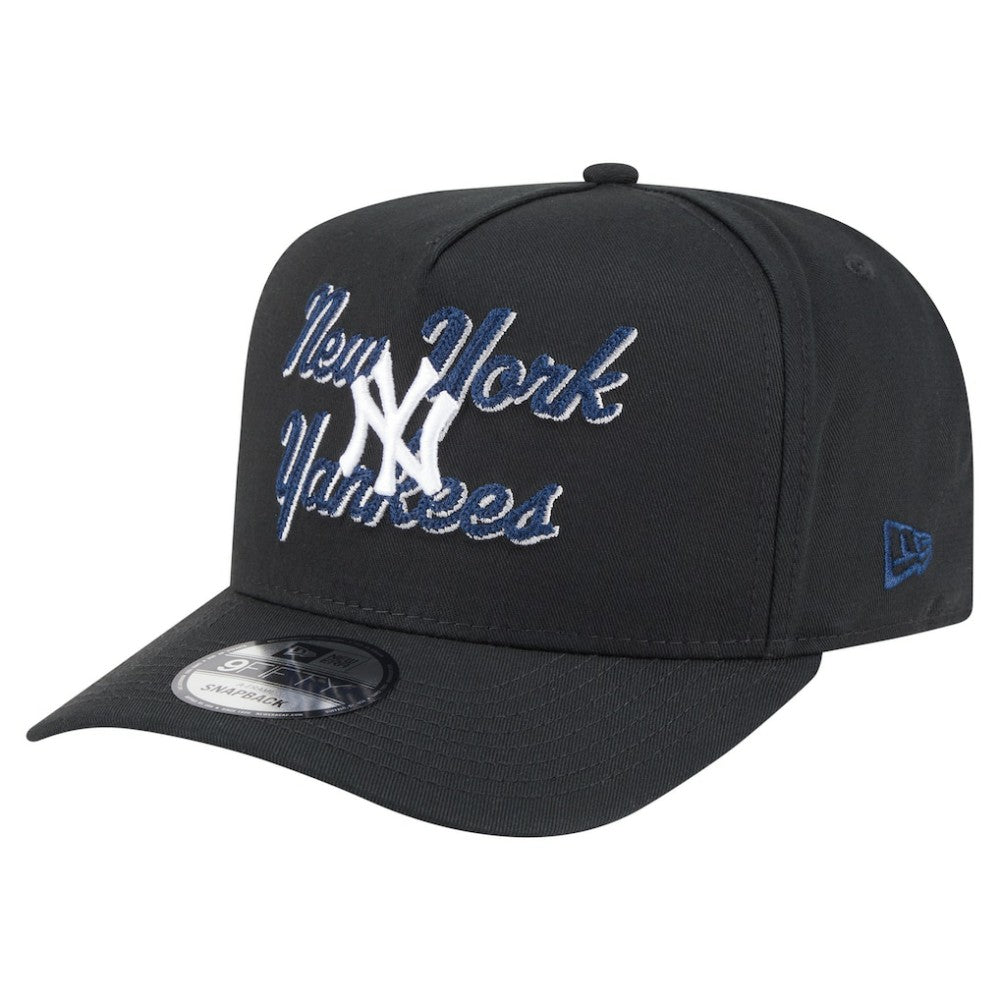 New York Yankees New Era Chainstitch 9FIFTY A-Frame Snapback Hat discount