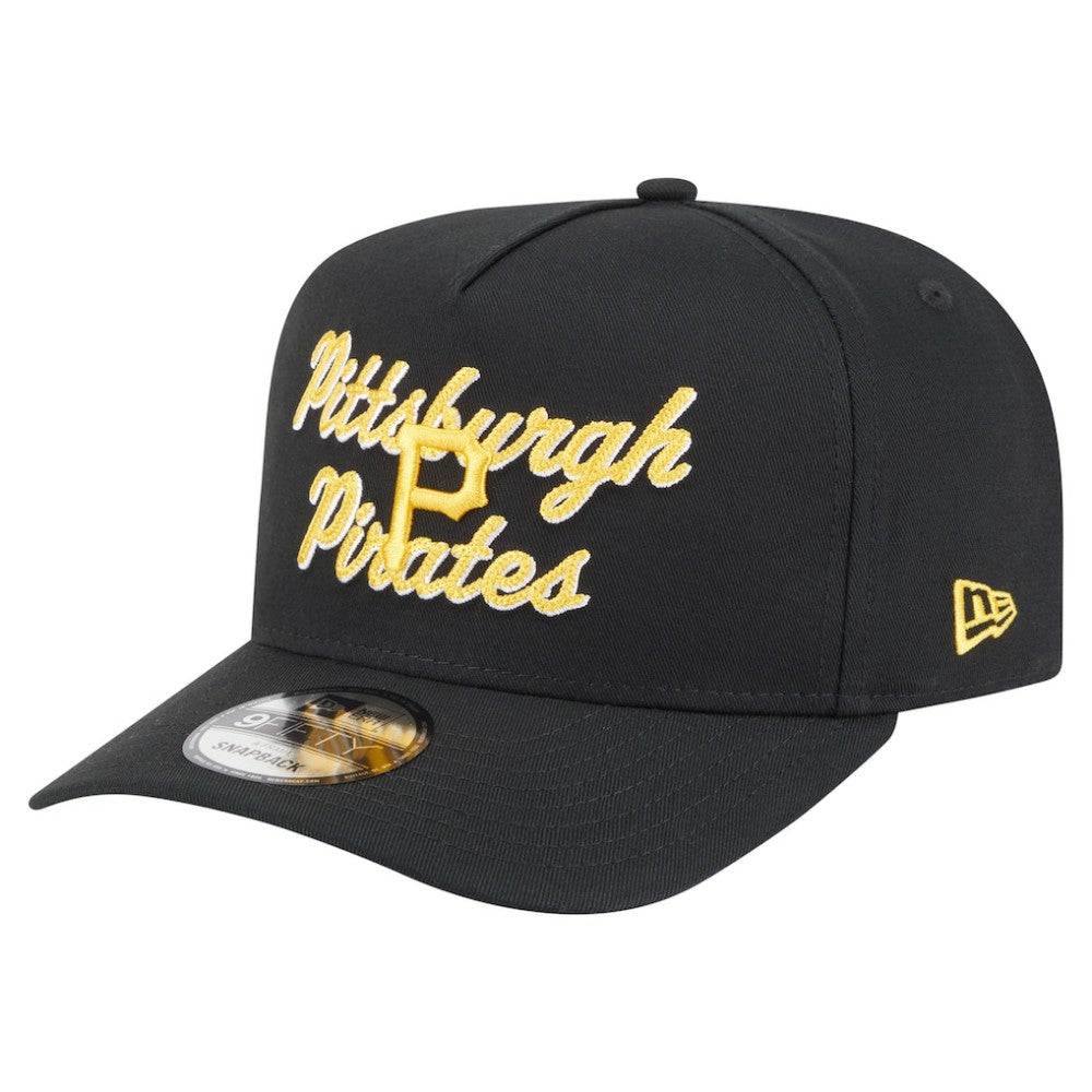 Pittsburgh Pirates New Era Chainstitch 9FIFTY A-Frame Snapback Hat Sale
