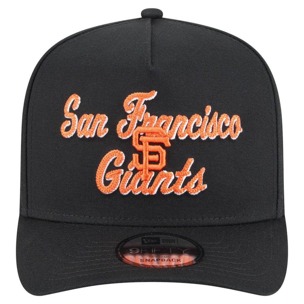 San Francisco Giants New Era Chainstitch 9FIFTY A-Frame Snapback Hat Clearance