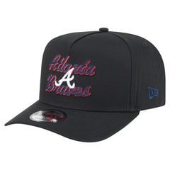 Atlanta Braves New Era Chainstitch 9FIFTY A-Frame Snapback Hat Lifestyle