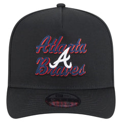 Atlanta Braves New Era Chainstitch 9FIFTY A-Frame Snapback Hat Lifestyle