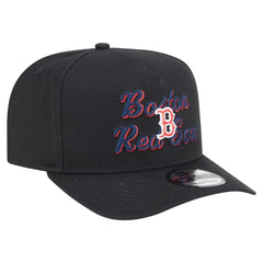 Boston Red Sox New Era Chainstitch 9FIFTY A-Frame Snapback Hat Lifestyle