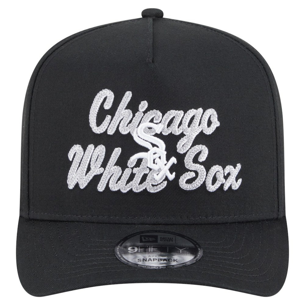 Chicago White Sox New Era Chainstitch 9FIFTY A-Frame Snapback Hat for sale