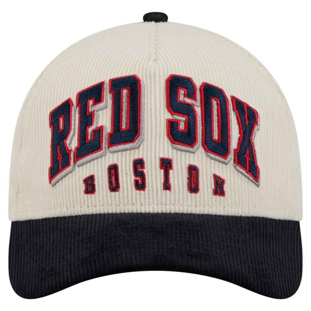 Boston Red Sox New Era Sided Corduroy 9FORTY A-Frame Adjustable Hat Clearance