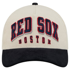 Boston Red Sox New Era Sided Corduroy 9FORTY A-Frame Adjustable Hat Clearance