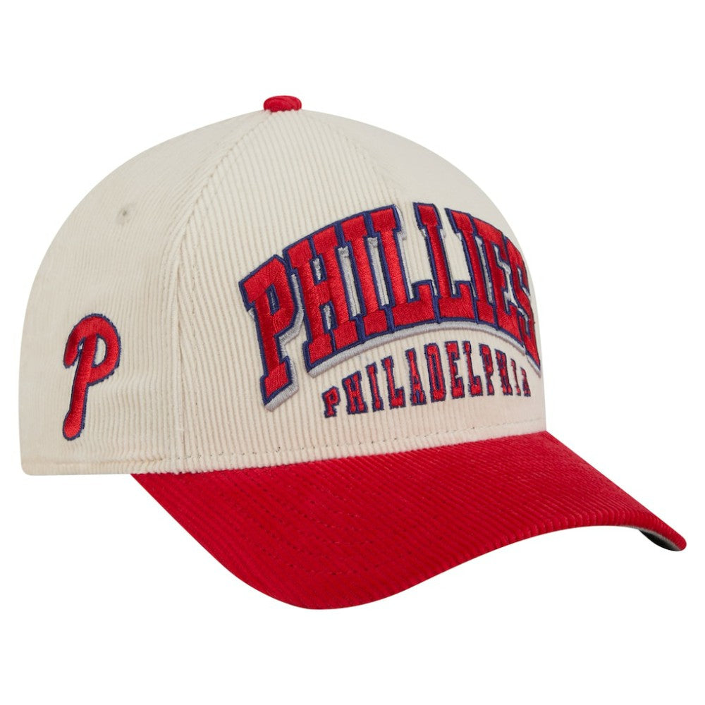 Philadelphia Phillies New Era Sided Corduroy 9FORTY A-Frame Adjustable Hat Sale